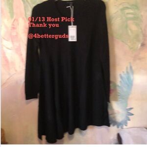 COS Wool (soft to touch )Asymmetrical dress size  new !